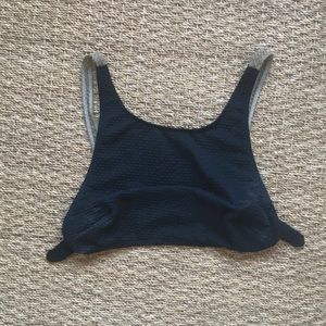 Free People, two-tone, Crop tank